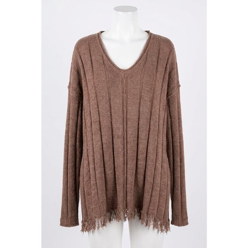 NEW FREE PEOPLE ocean drive pullover in brown